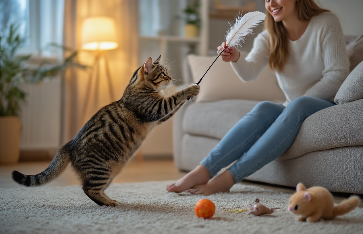 Pre-Bedtime Strategies to Tire Your Cat