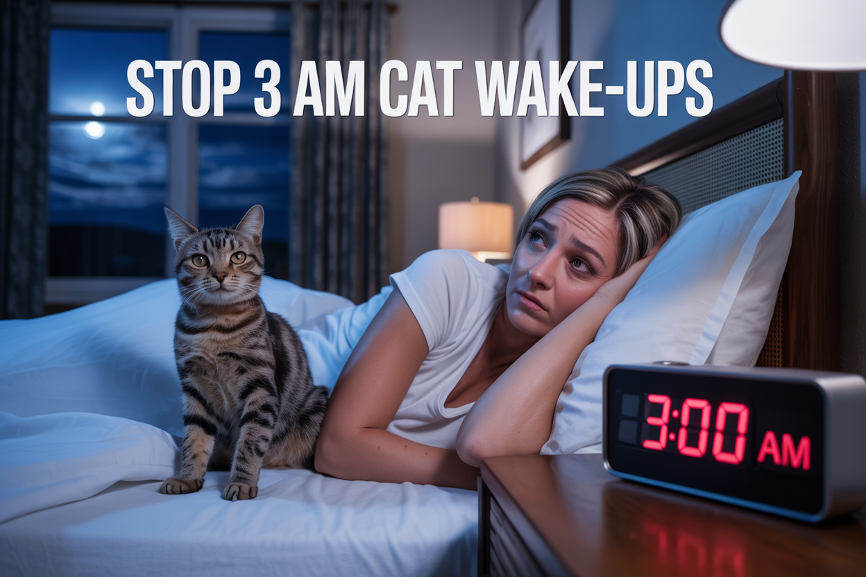 How to Stop Your Cat From Waking You at 3 AM